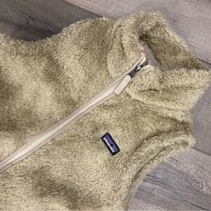 Patagonia Fleece Vest in Tan